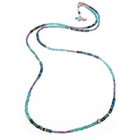 Blue Gemstone Blend Lariat & Bracelet