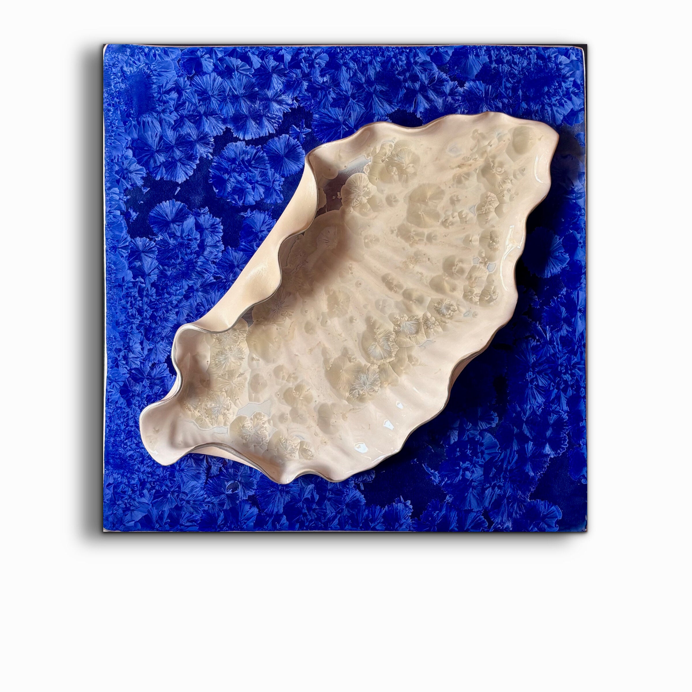 Concha Sapphire Wall Sculpture I
