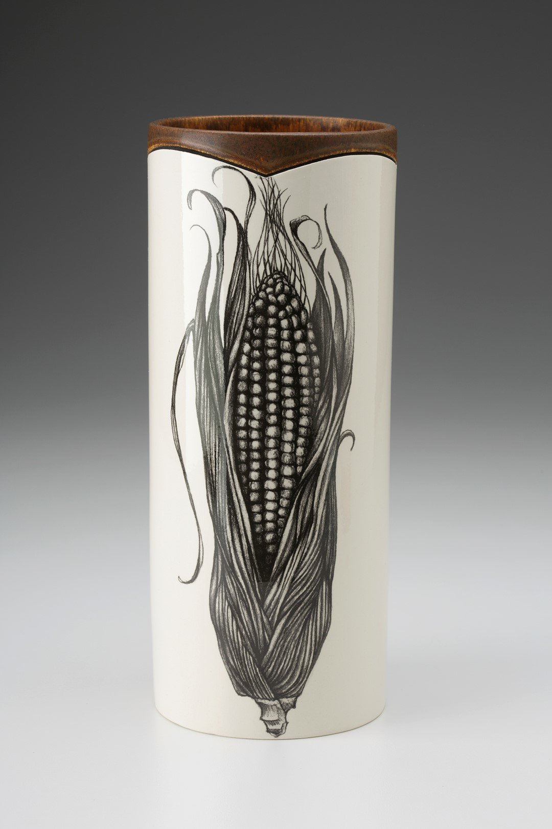 Large Vase: Corn