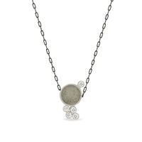 Sterling Silver with Gray Concrete