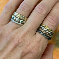 Twisted Vine Stacking Ring