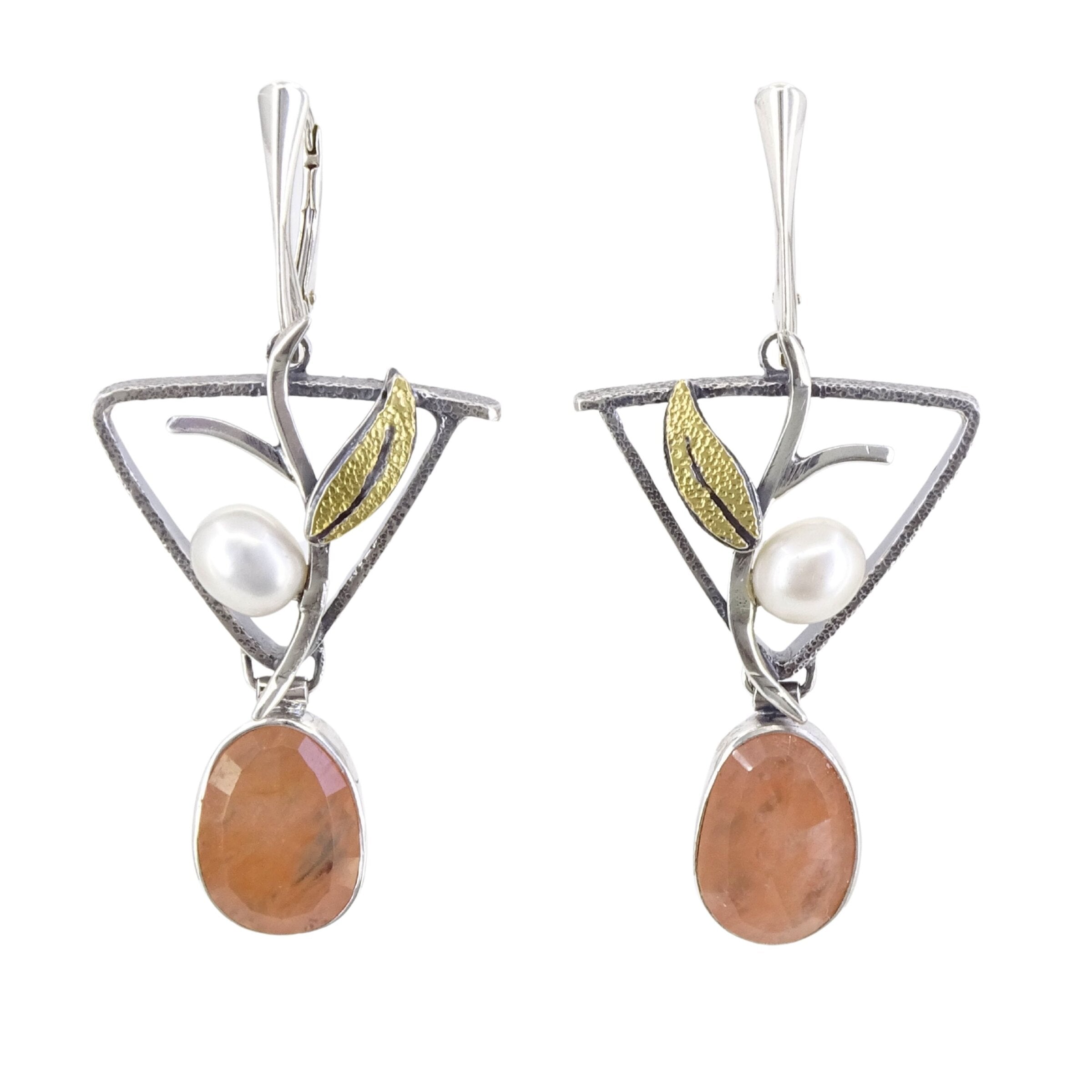 Summer Peach Earrings