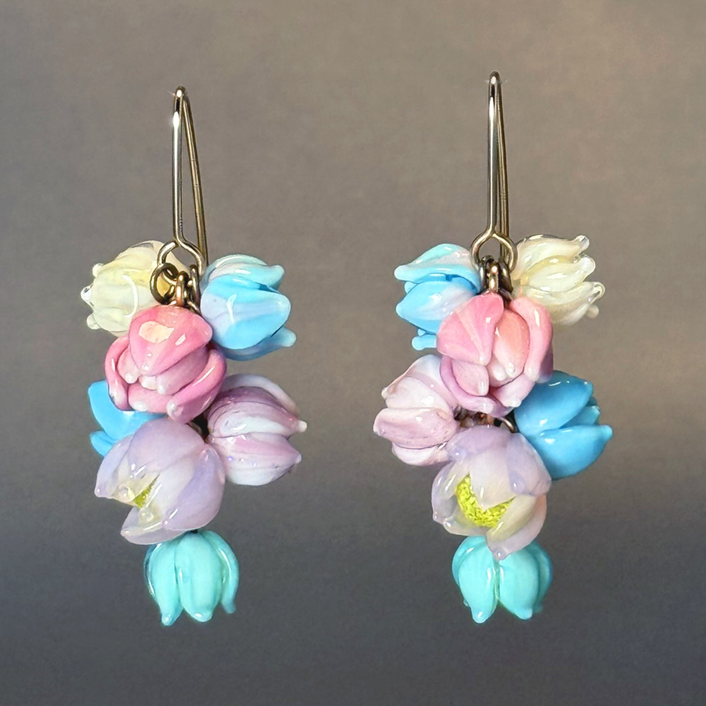 Pinks & Blues Garden Awake Earrings