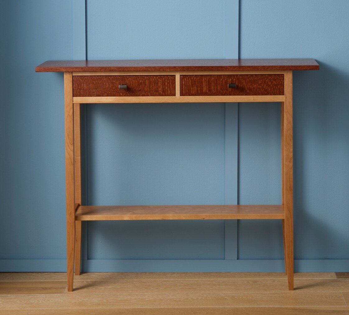 Leopard Wood Hall Table