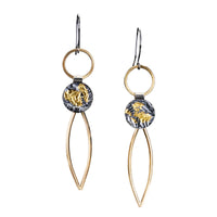 Keum-Boo Petal Earrings