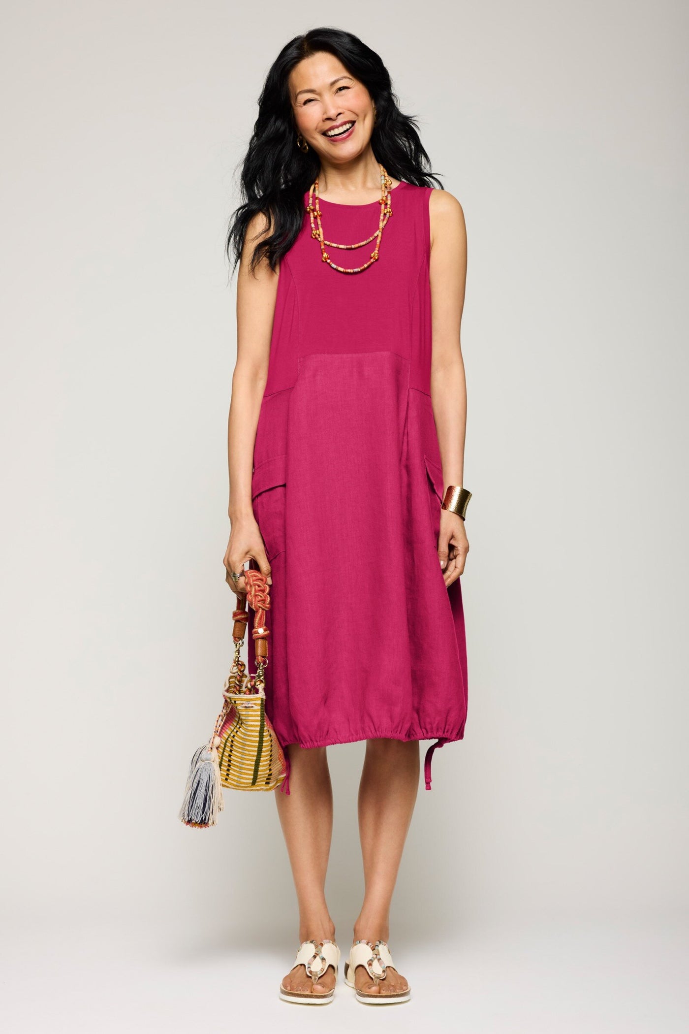 Breezy Pieced Tank Dress