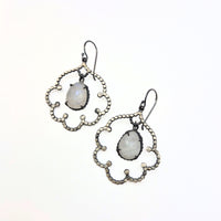 Moonstone Cloud Earrings
