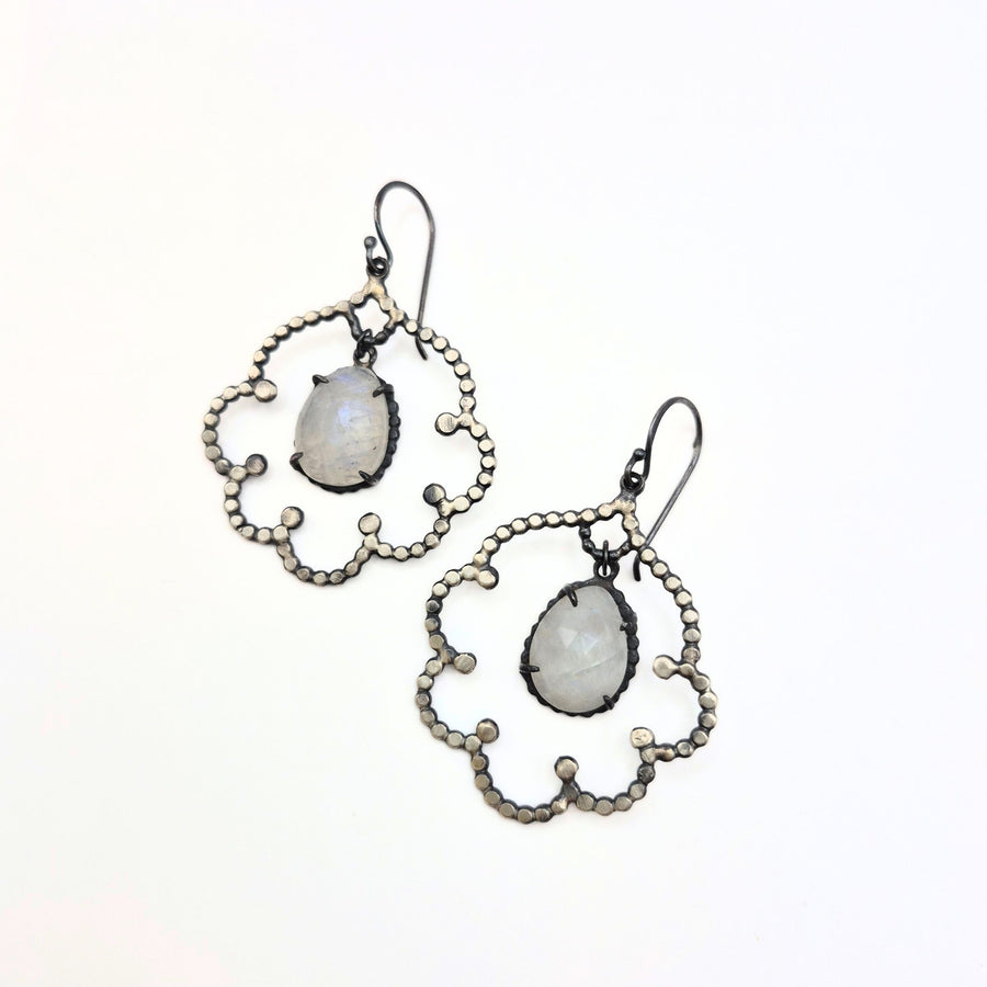 Moonstone Cloud Earrings