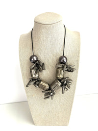 Barrels & Quartz Necklace