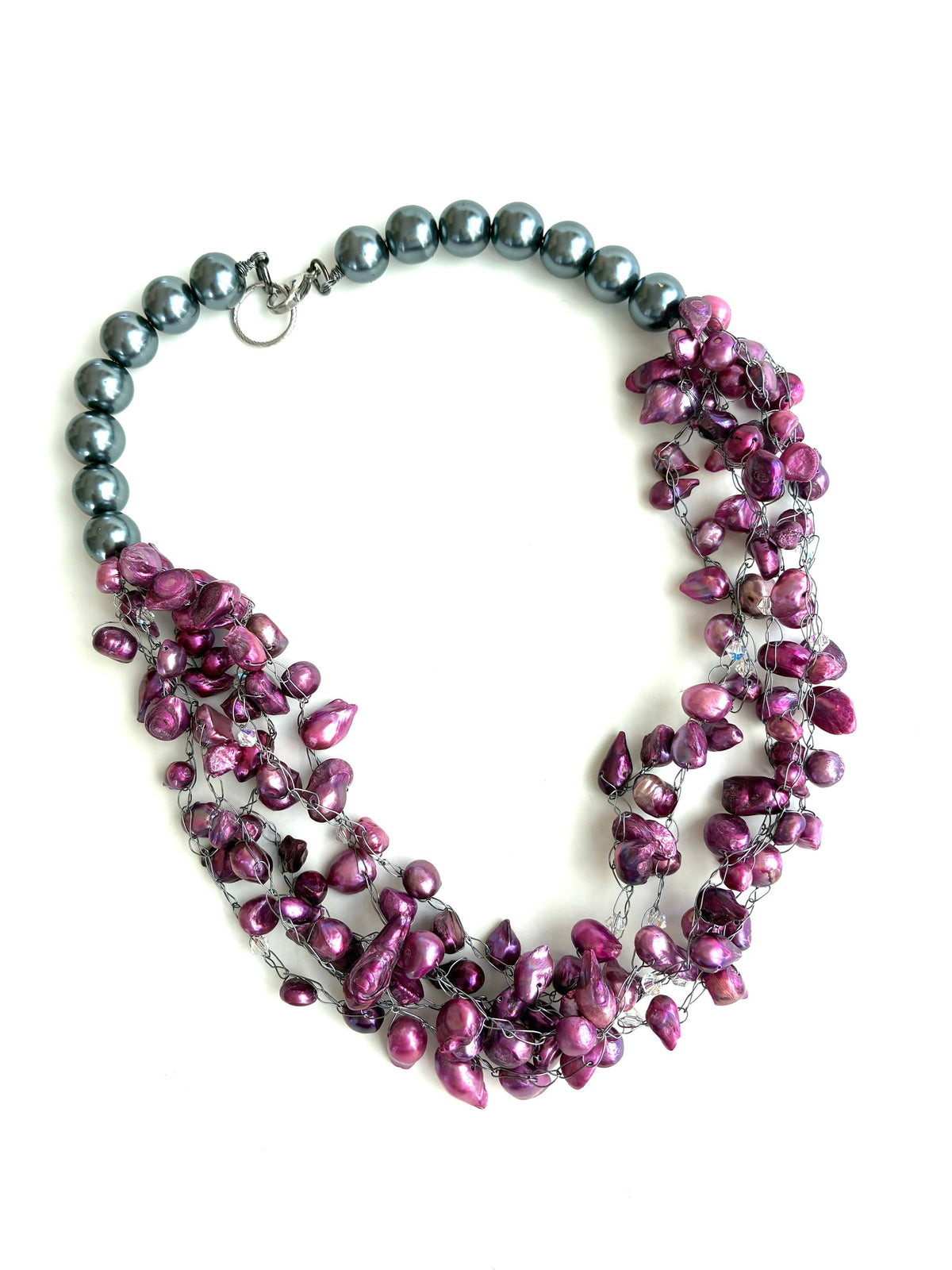 Plum-y Pearls Necklace