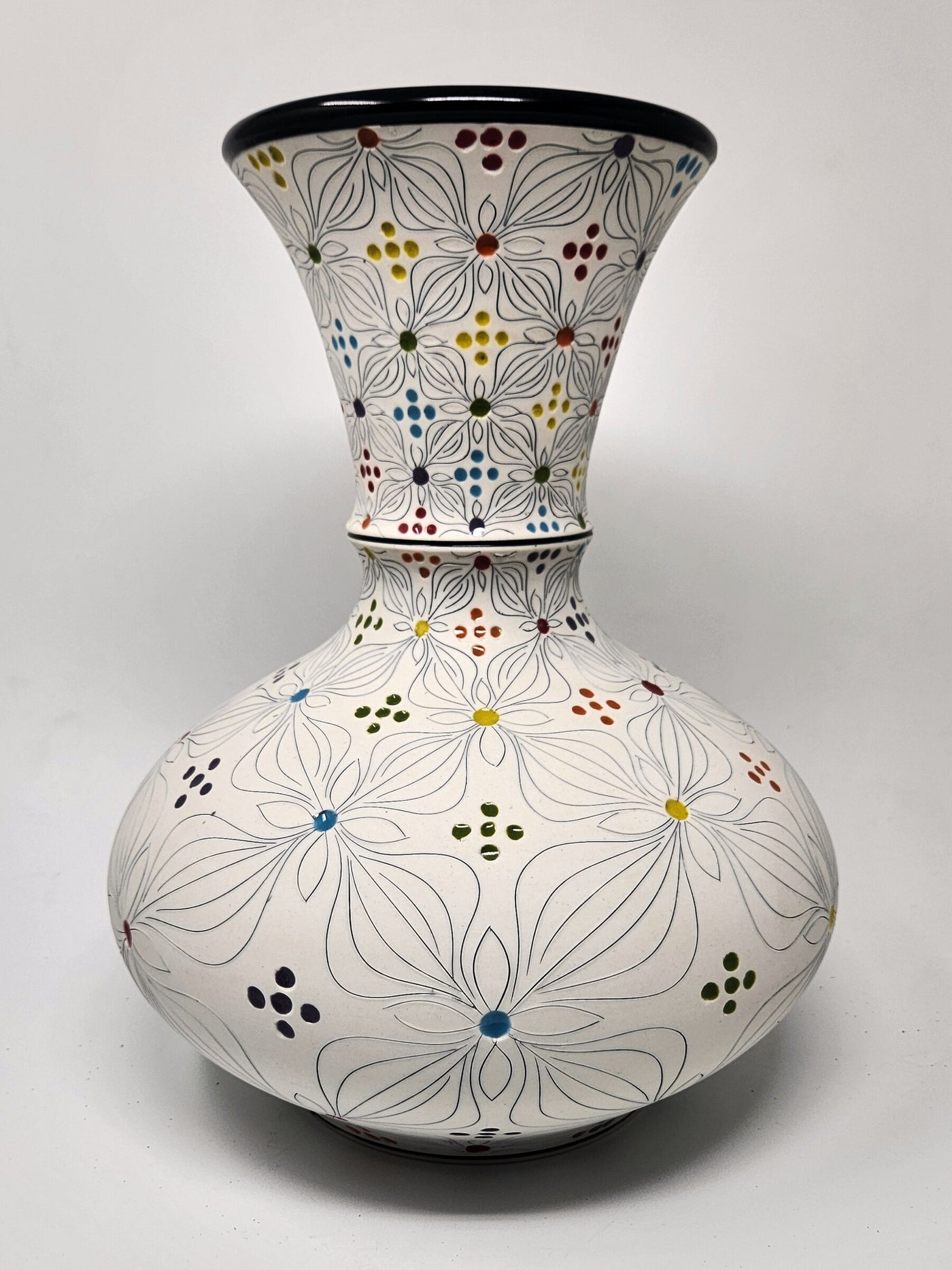 Curvy Rainbow Vase
