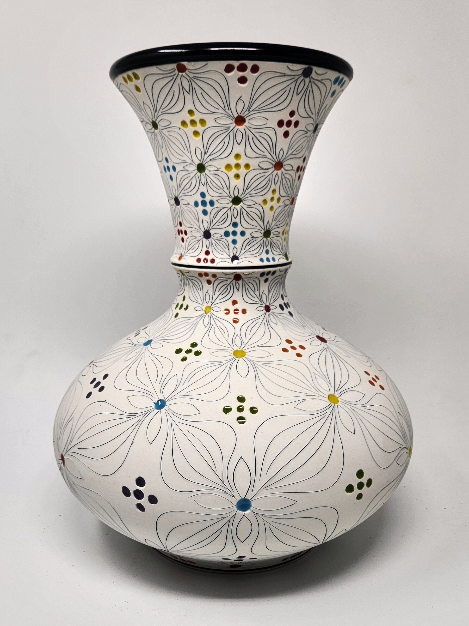 Curvy Rainbow Vase