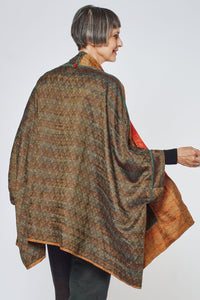 Double Collar Poncho #6