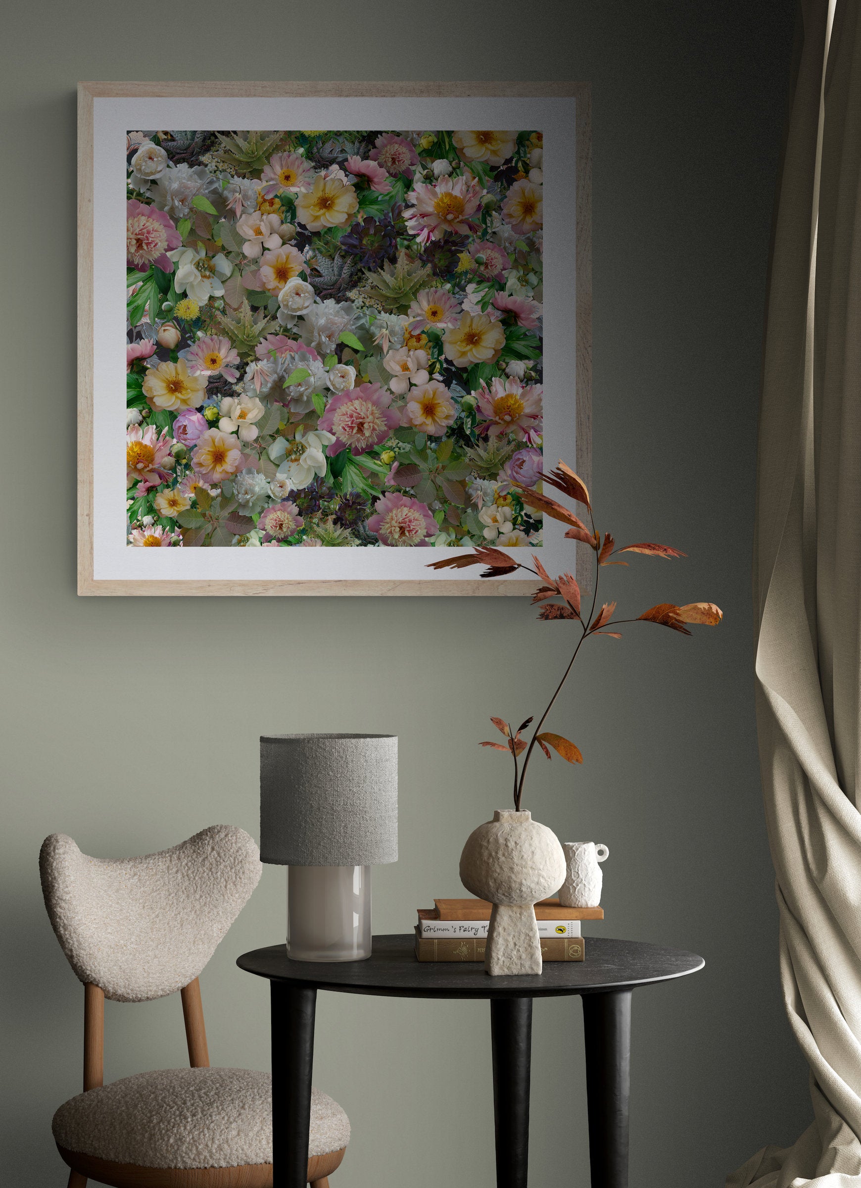 Peonies Breaking Pattern