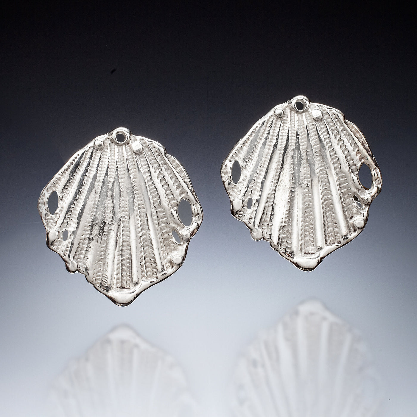 Shell Post Earrings | Photo by Ralph Gabriner