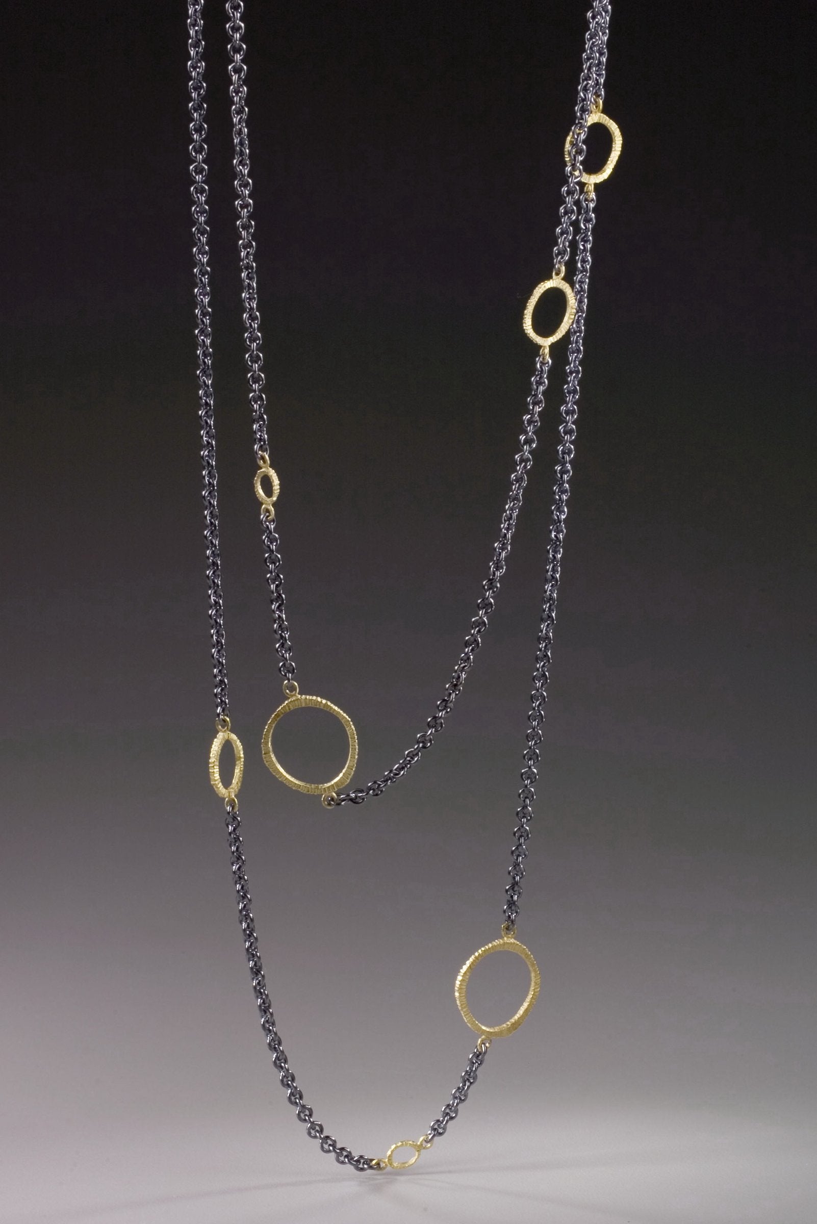 18k gold loops