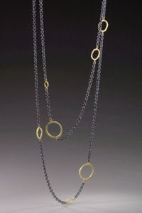 18k gold loops