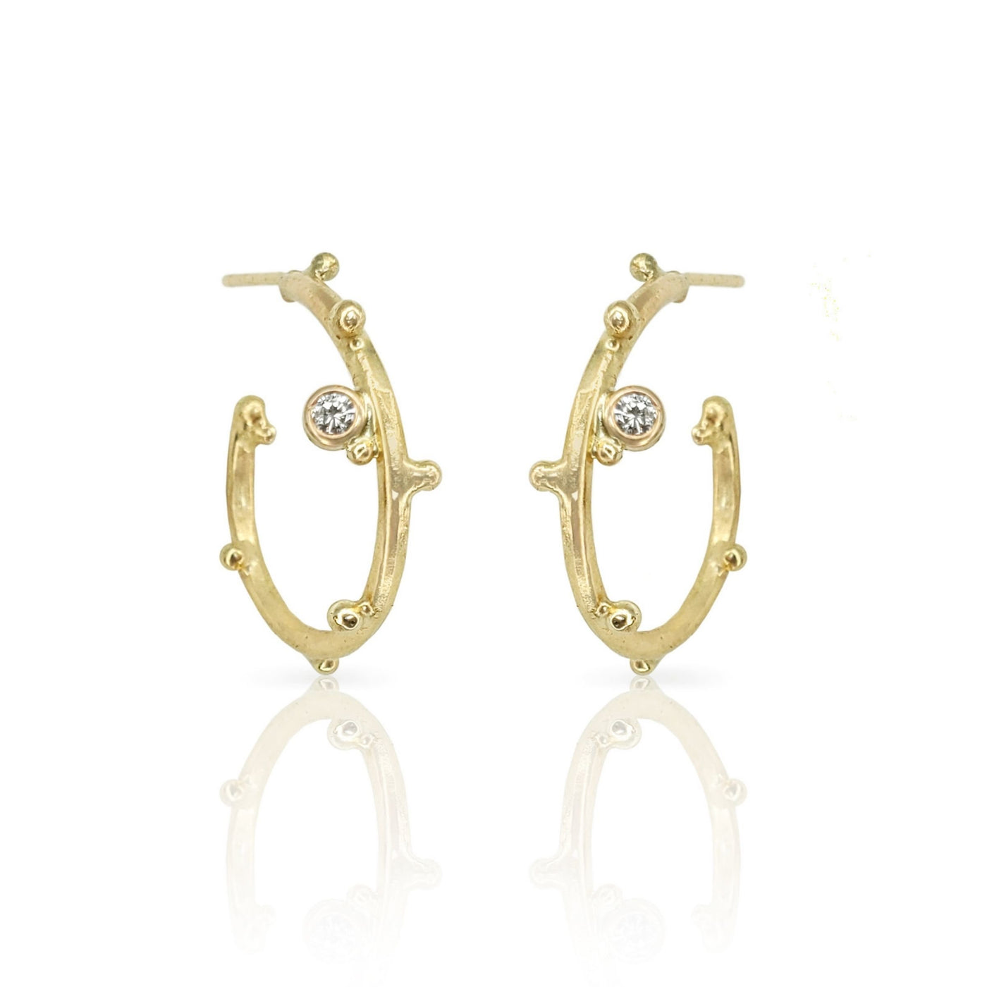 Bramble Hoop Earrings