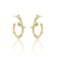Bramble Hoop Earrings