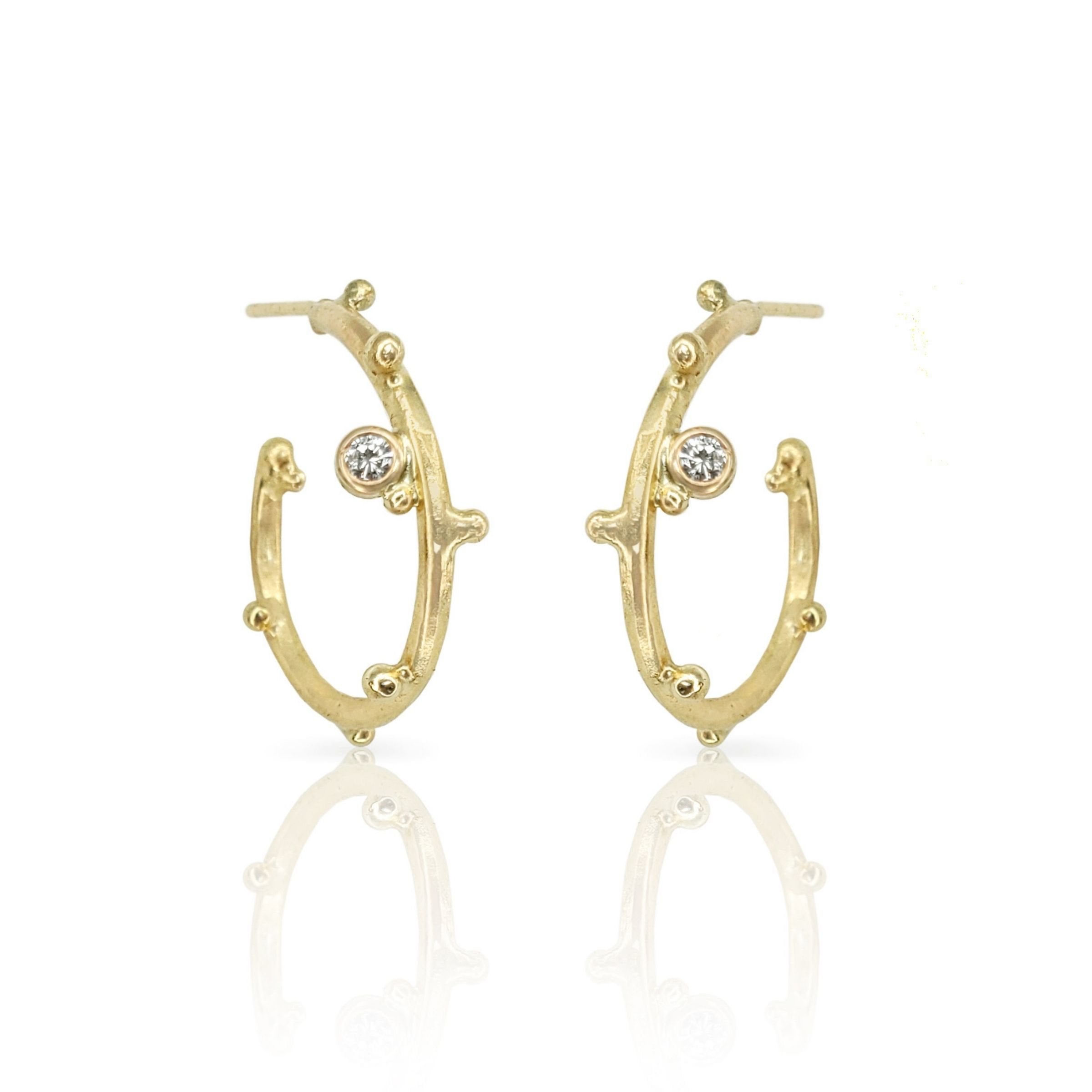Bramble Hoop Earrings