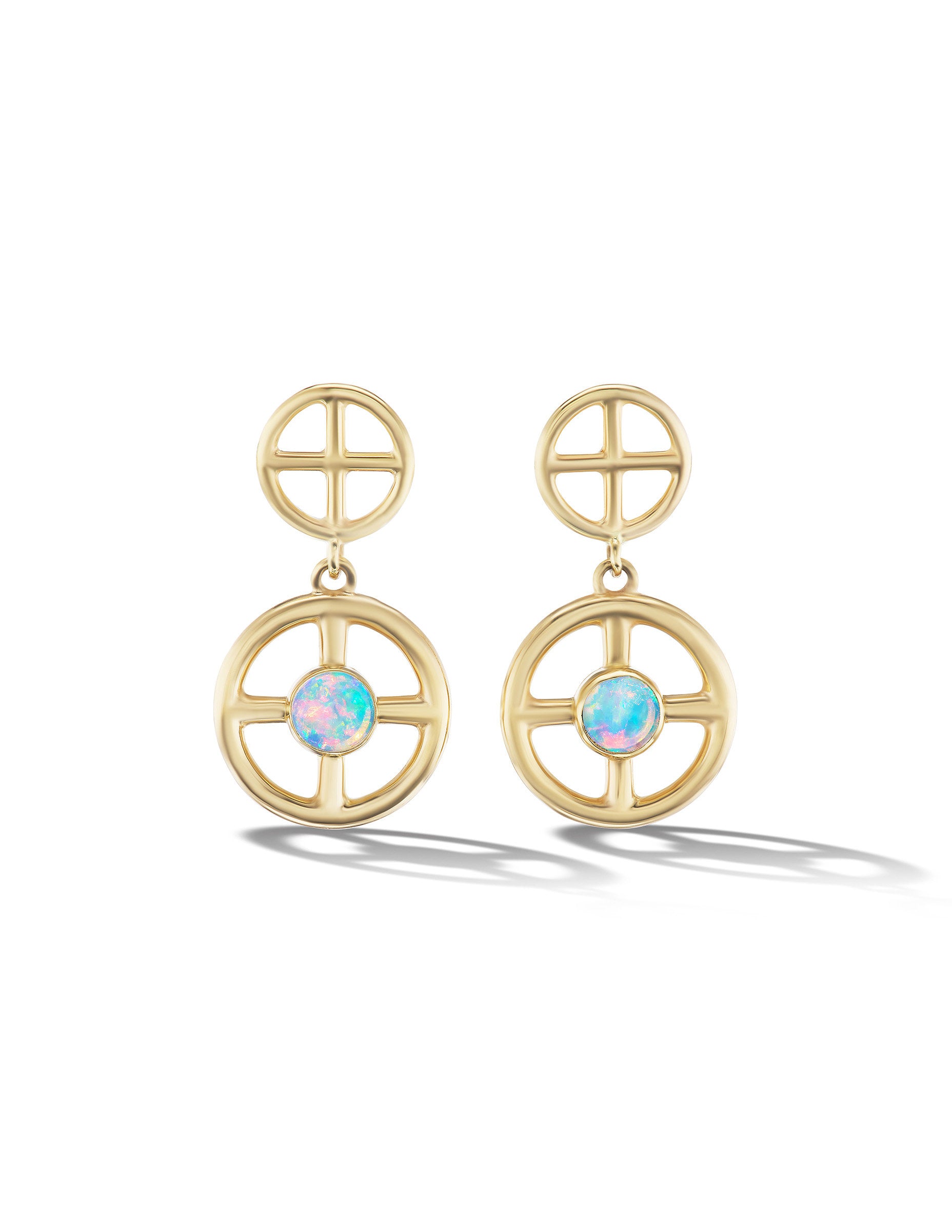 Solar Drop Post Earrings