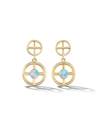 Solar Drop Post Earrings