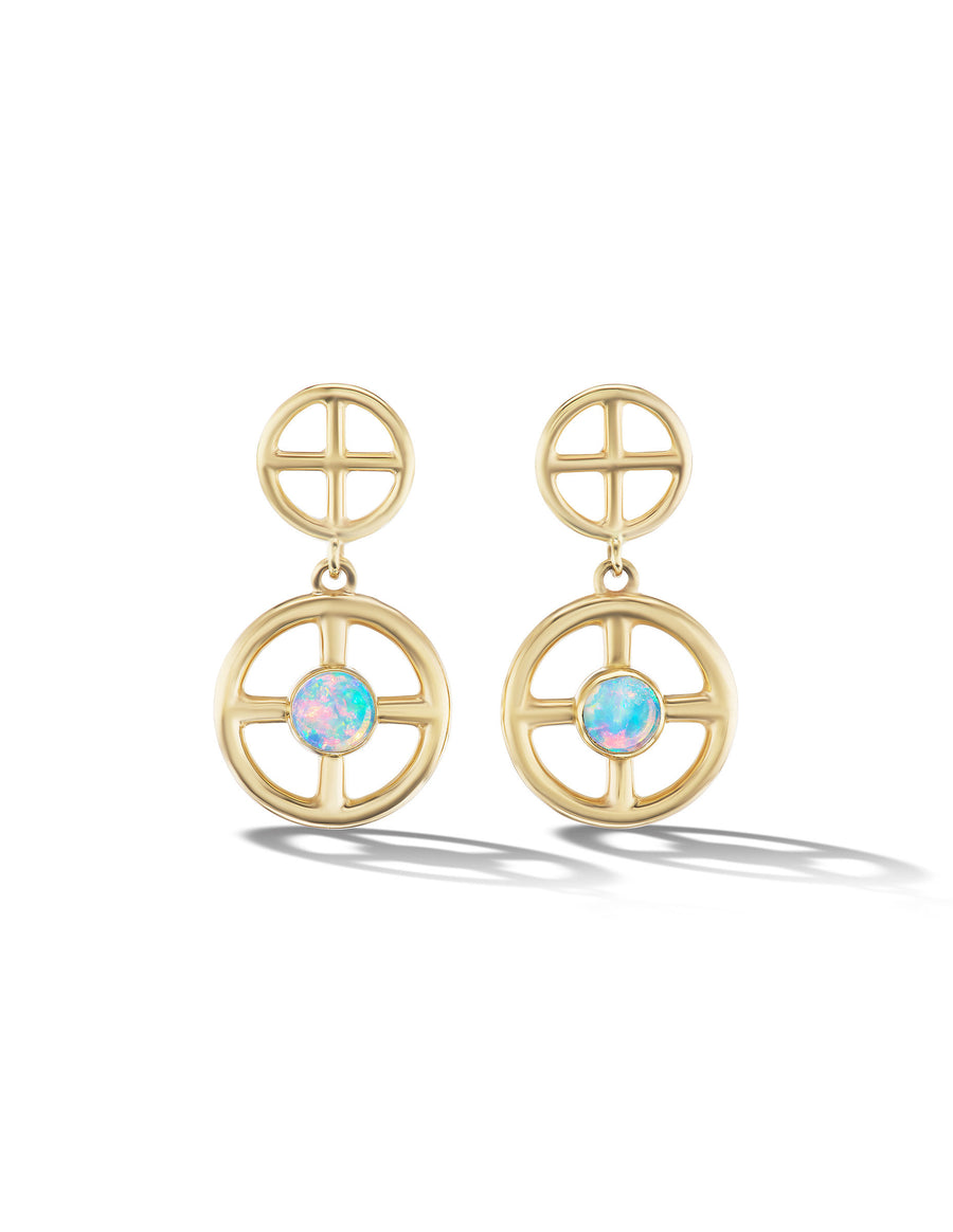 Solar Drop Post Earrings