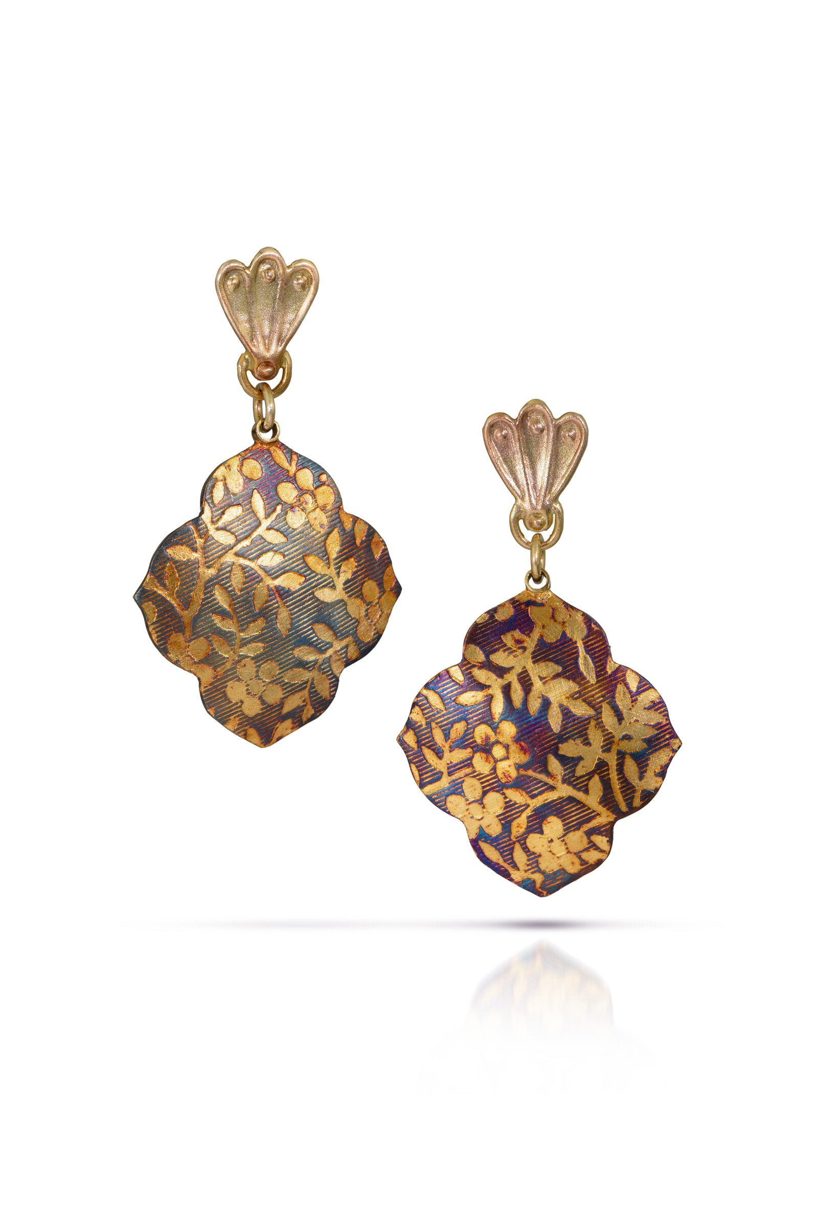 Beaded-Fan-Fancy-Quatrefoil-Dangles | Photo by Cole Rodger