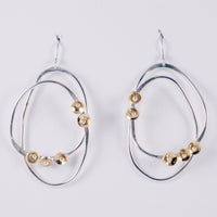 Silver and Gold Aldus Earrings