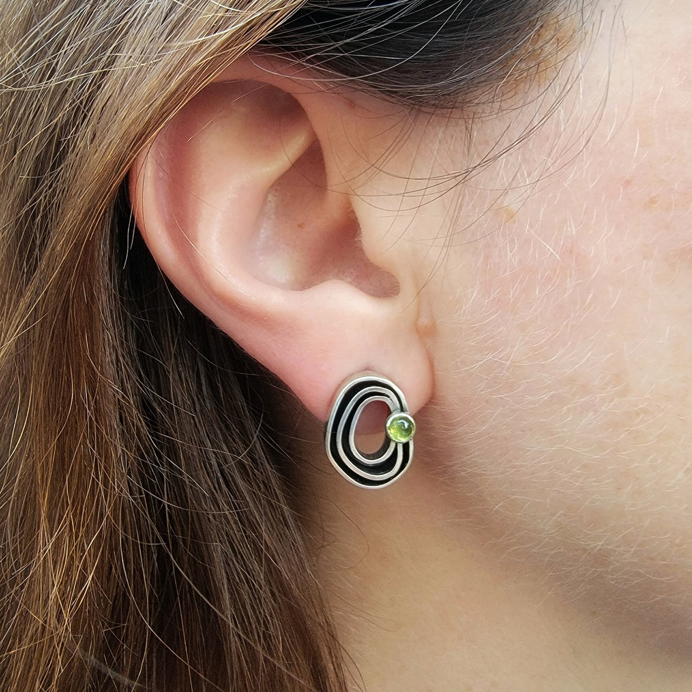 Organic Post Earrings