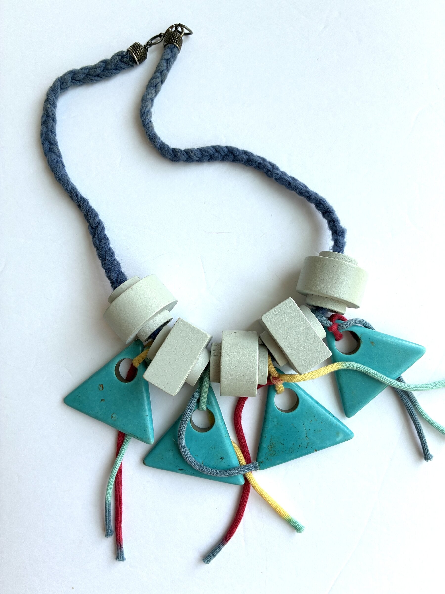 Magnesite Triangles Necklace