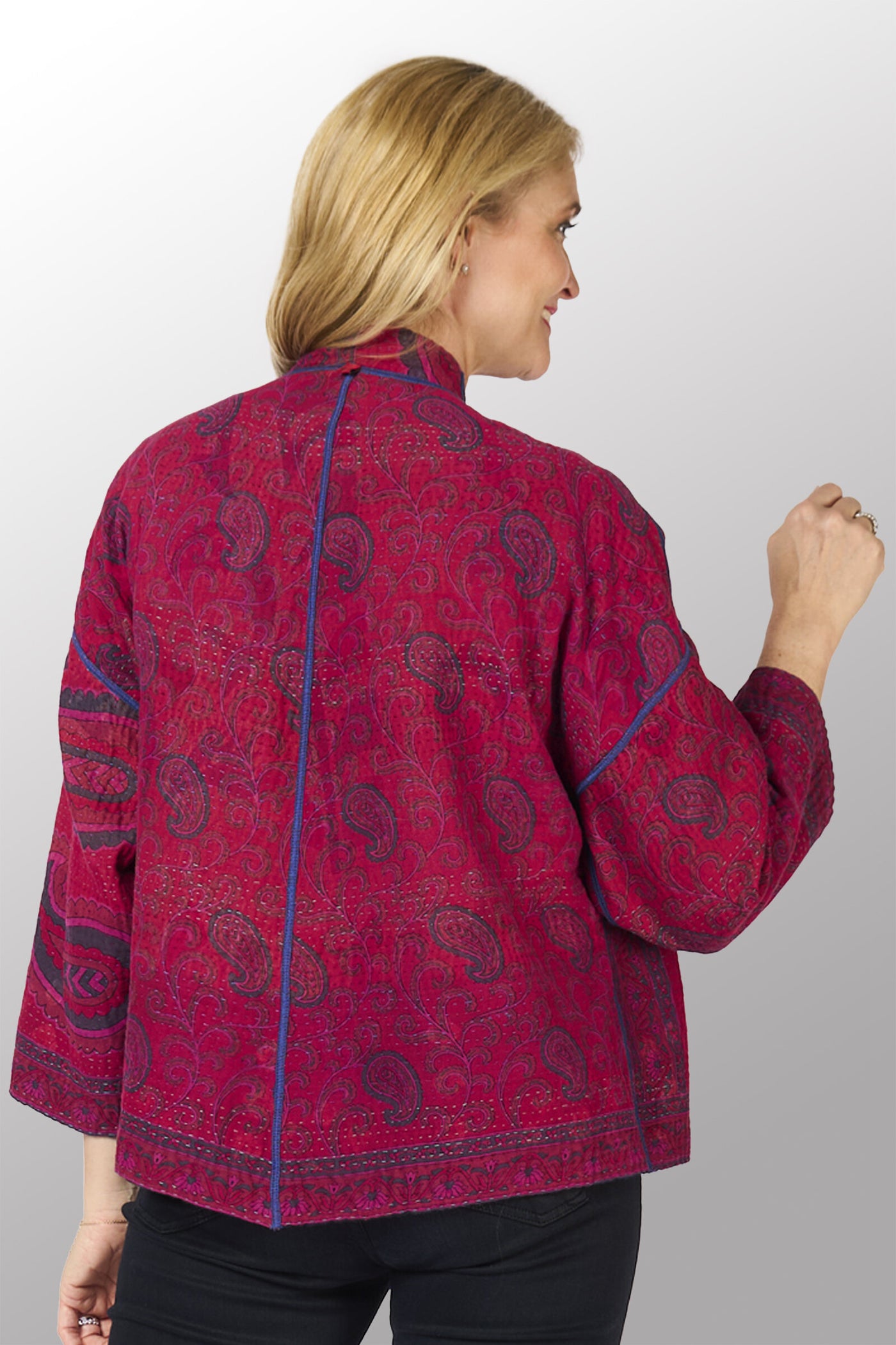 Stand Collar Cropped Jacket Cyber Week