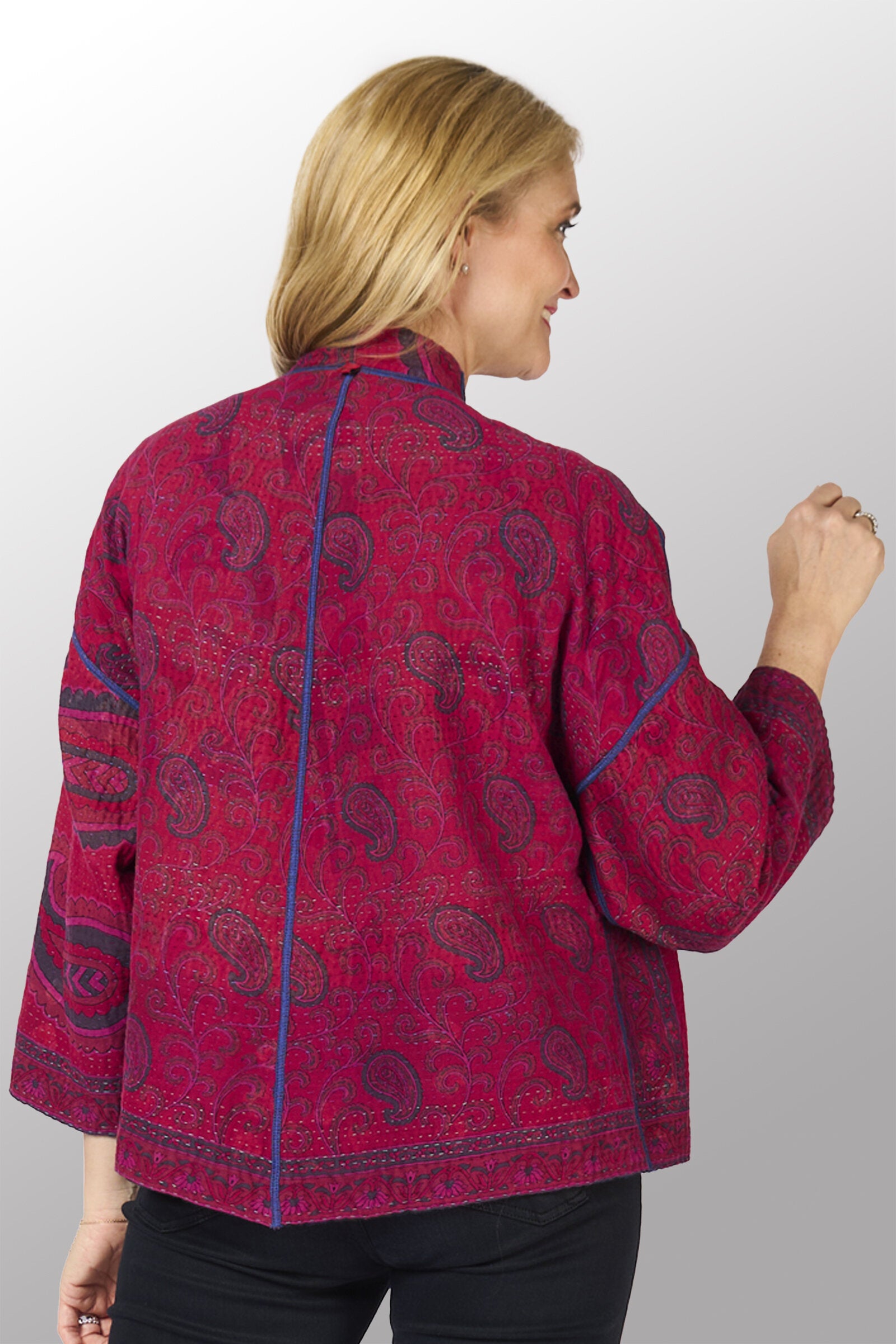 Stand Collar Cropped Jacket Cyber Week