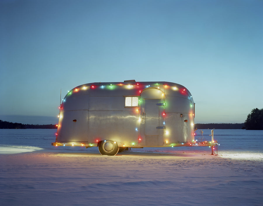 Airstream in the Snow