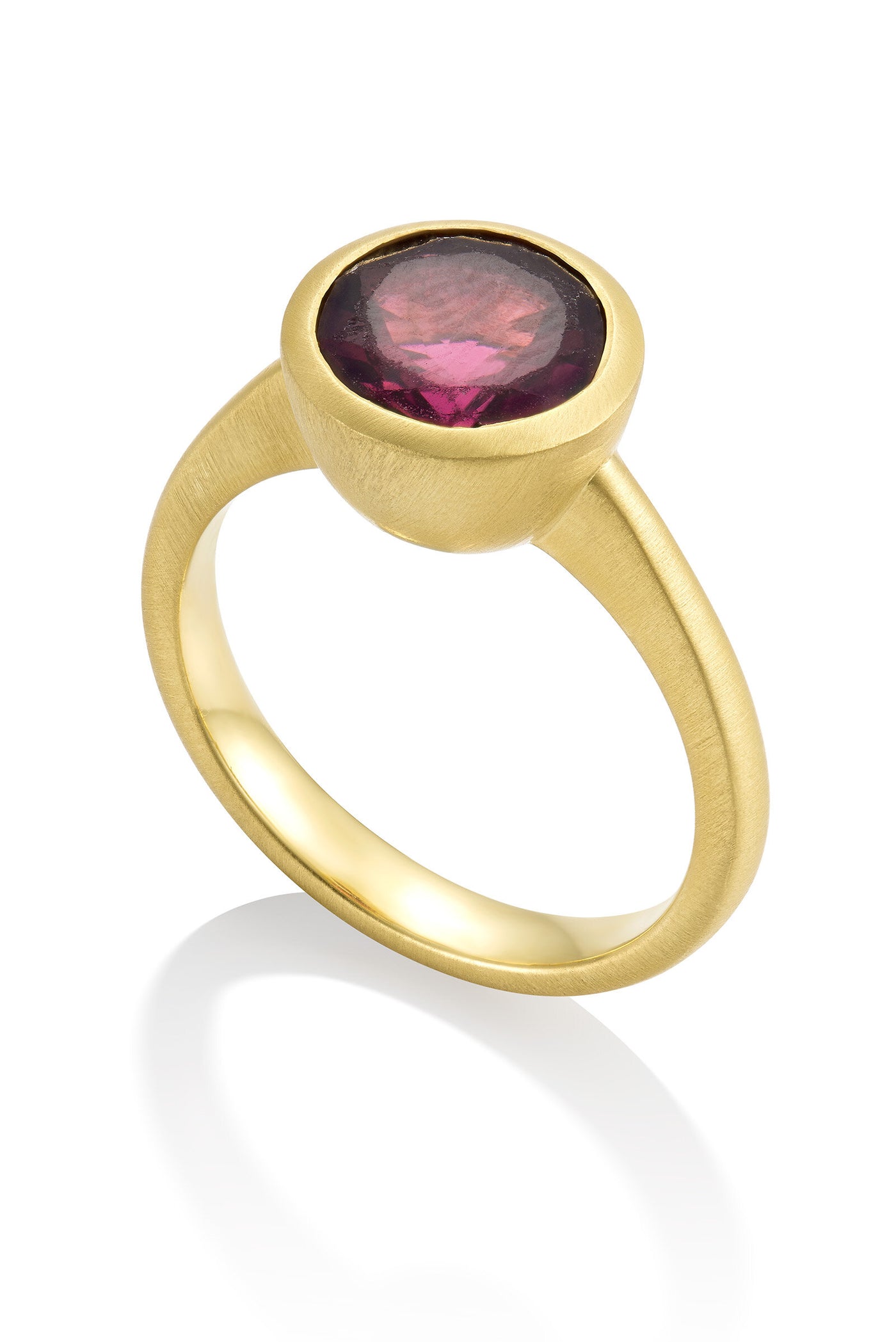 Rose Tourmaline Stacking Ring