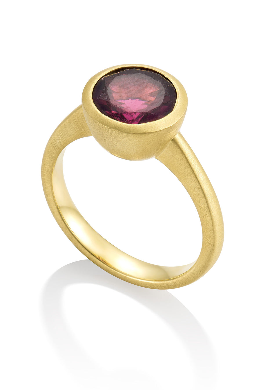 Rose Tourmaline Stacking Ring