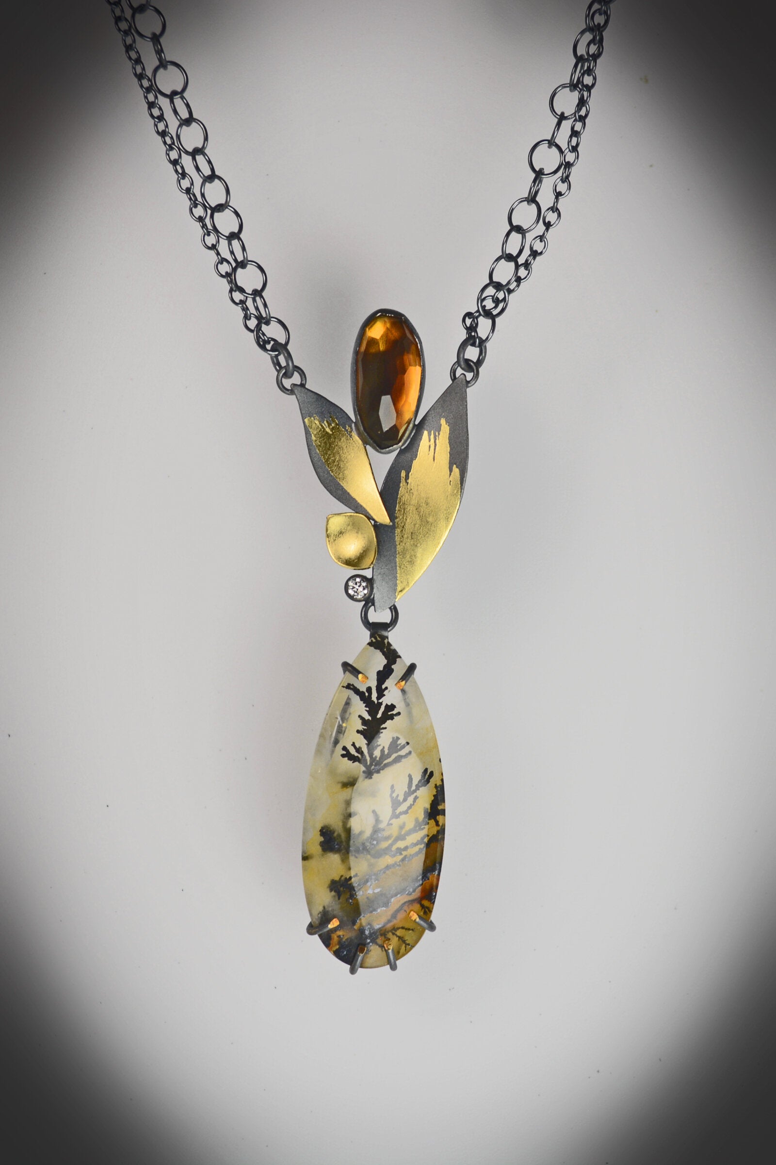 Moon Over the Forest Necklace