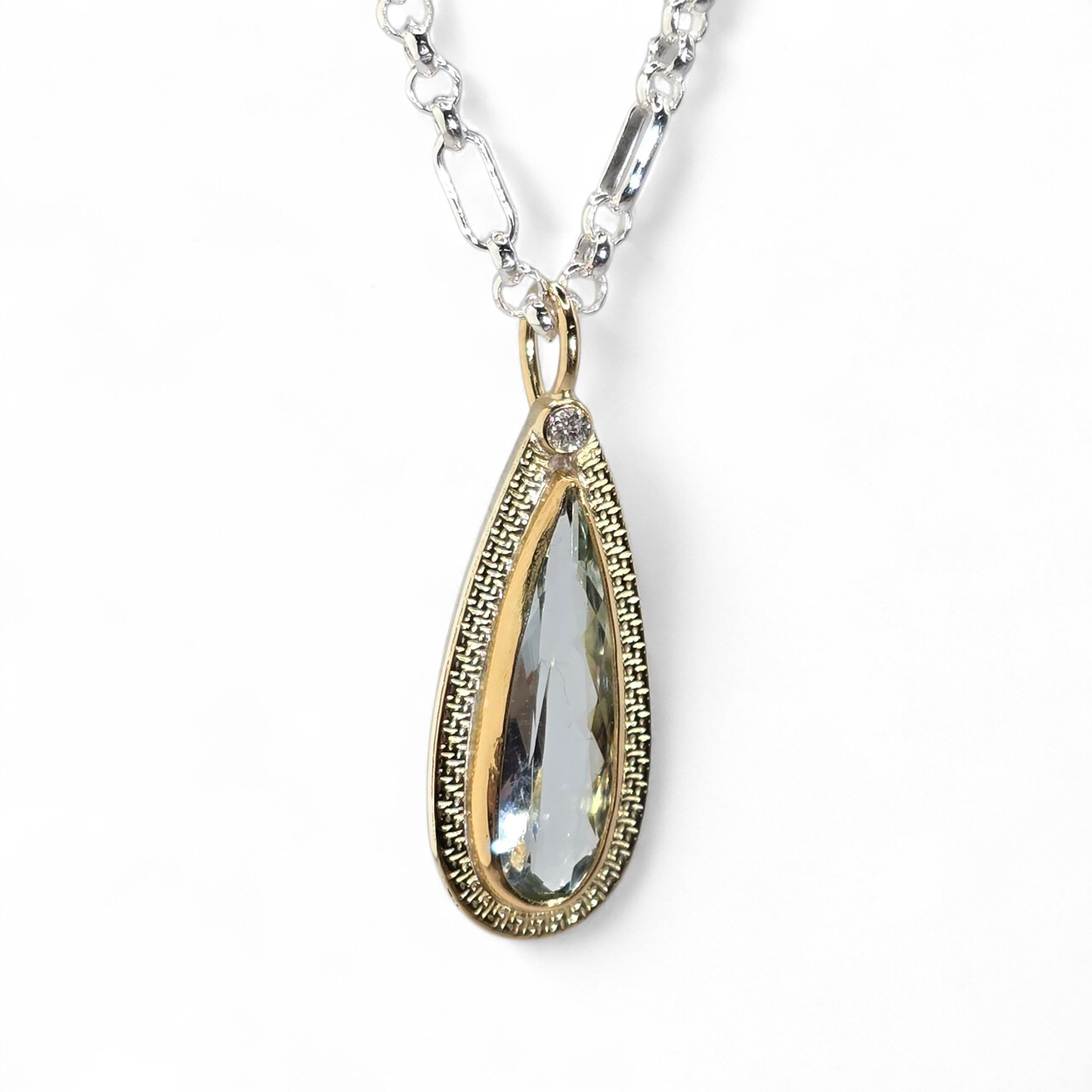 Aquamarine Relic Pendant