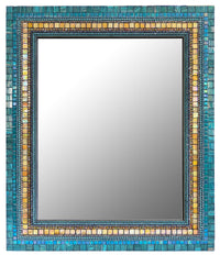 Golden Teal Rectangle