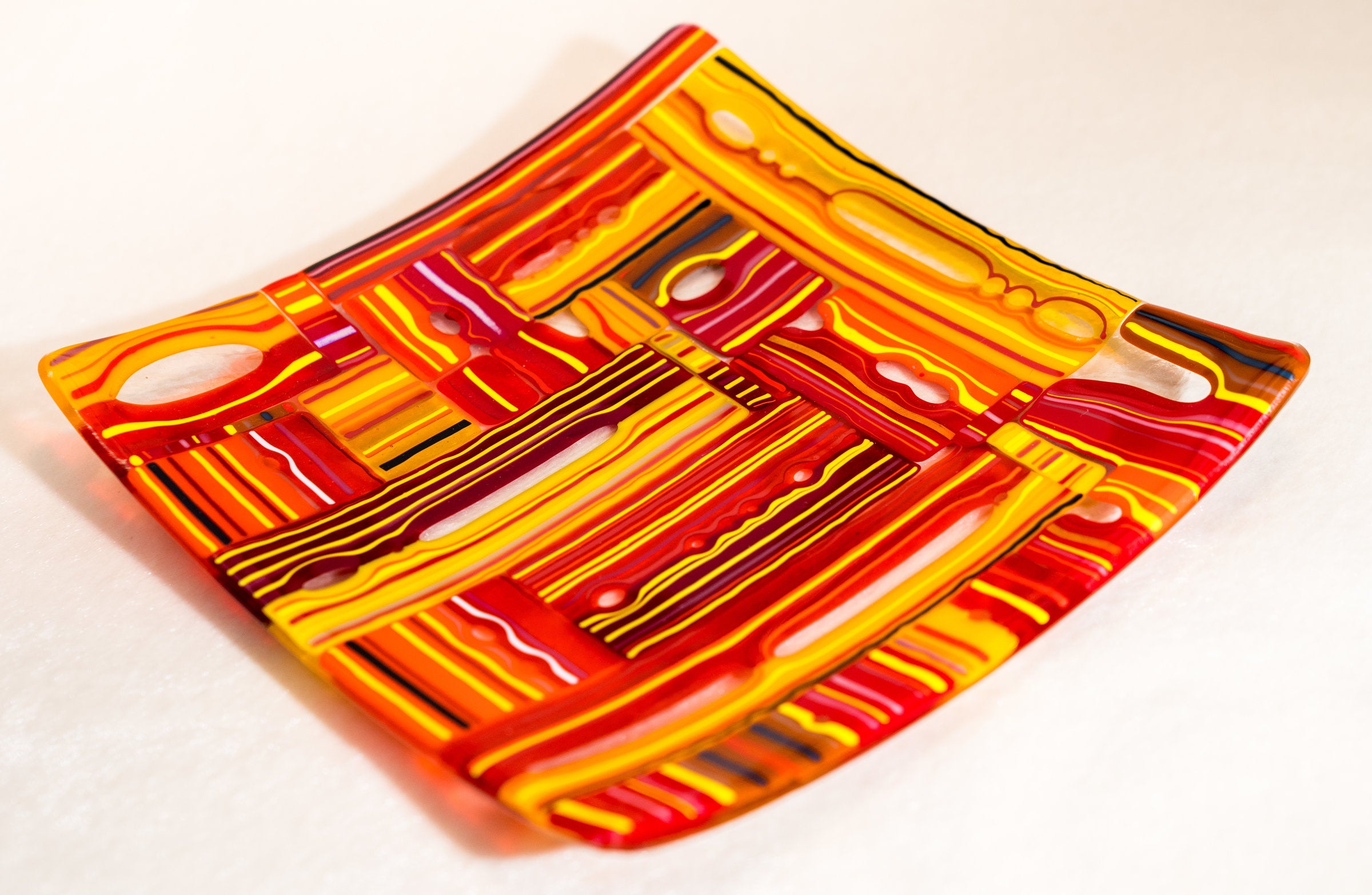 red & yellow