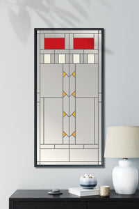 Craftsman-style "Cornelius 18x36" hallway mirror