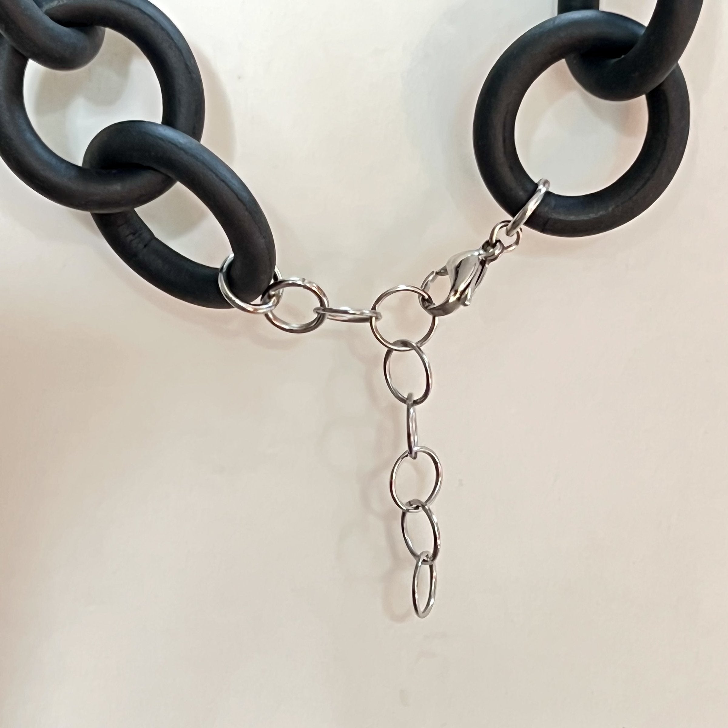 Gemstones and Rubber Necklace #2