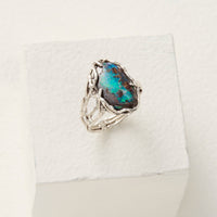 Boulder Opal Ring