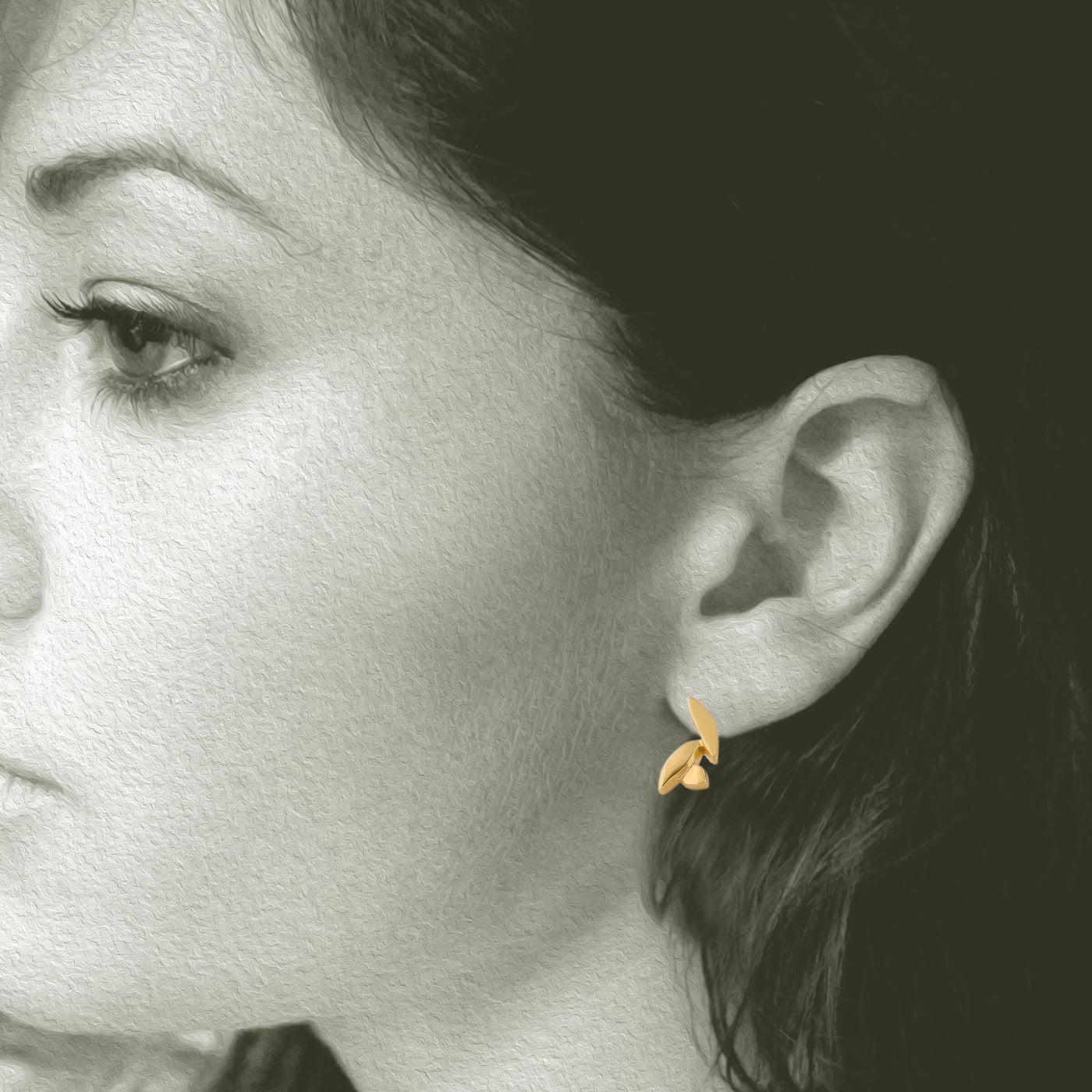Petal Post Earrings