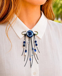 Shibori Blues Swing Pin