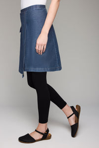 Dream Knit Denim Wrap Leggings