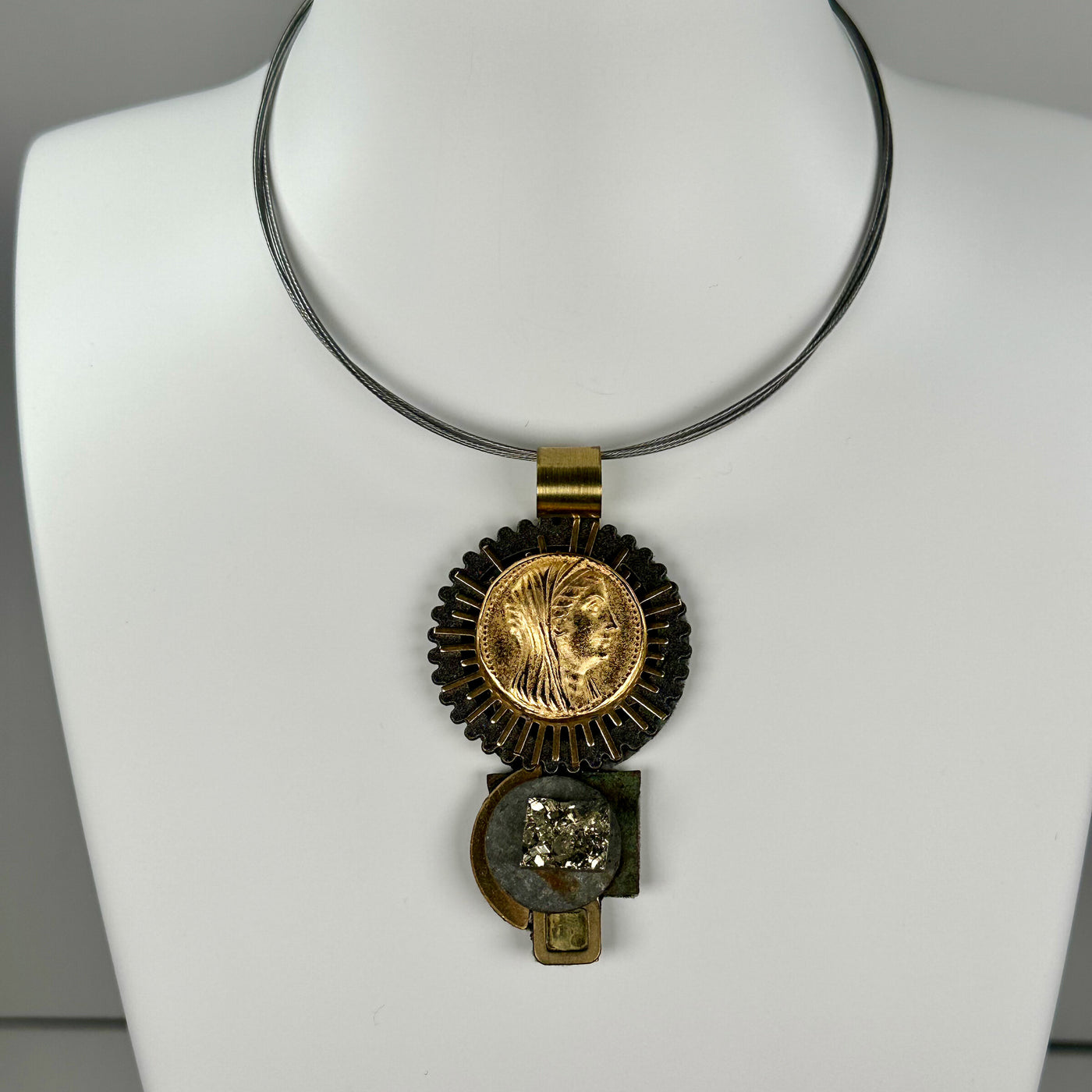 Gold Mystic Pendant