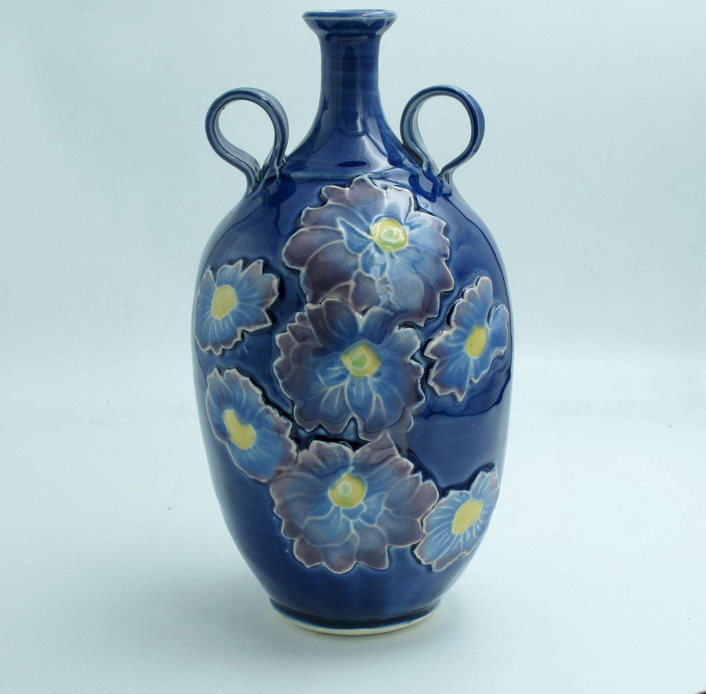 Blue on Blue Vase