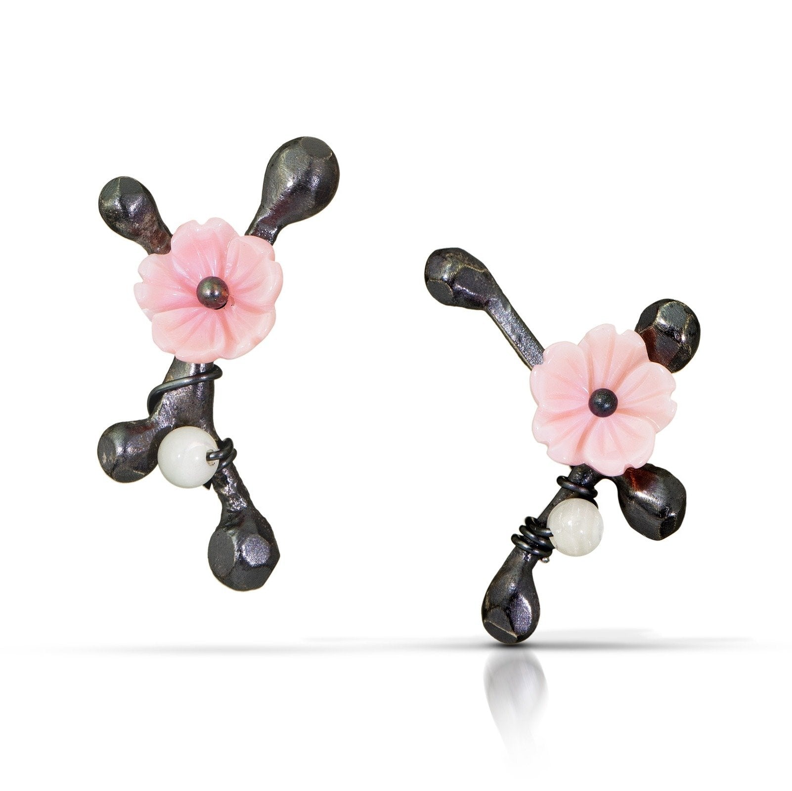 Sakura Post Earrings