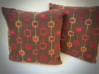 Mid Century Modern Motif Pillow